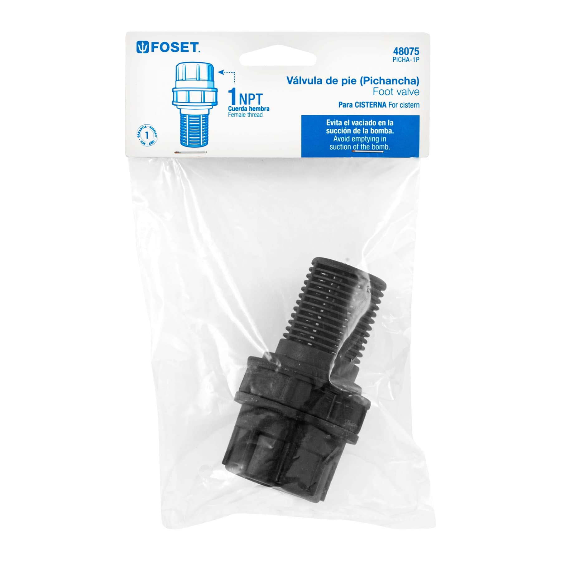 Pichancha plástica, 1'  POLIPROPILENO