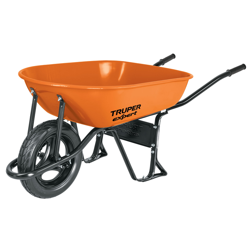 Carretilla 5.5 ft3, súper reforzada,Truper Expert