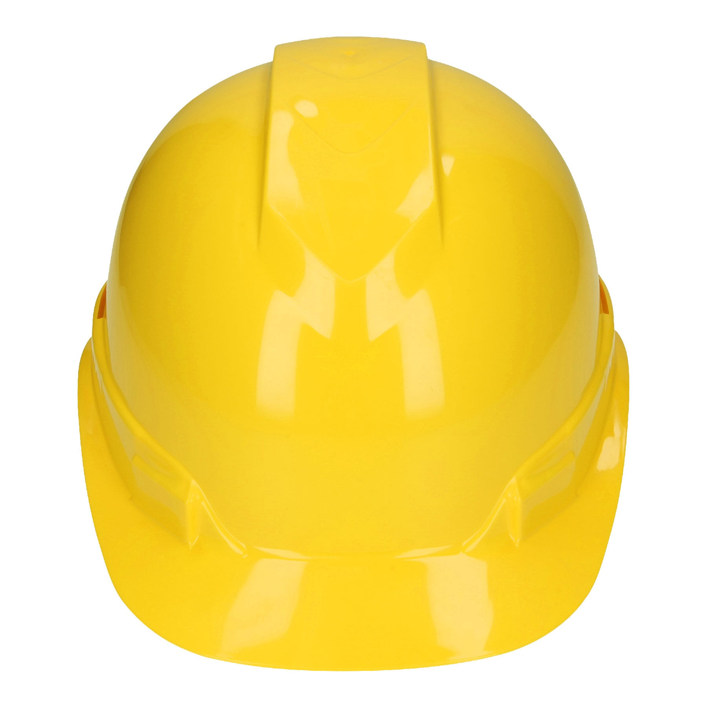 Casco de seguridad ventilado amarillo