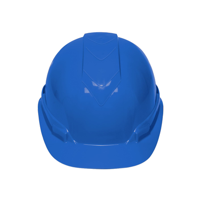 Casco de seguridad ventilado azul