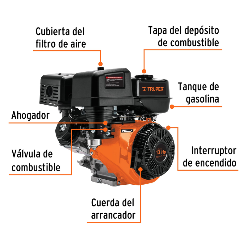 Motor a gasolina 13 HP