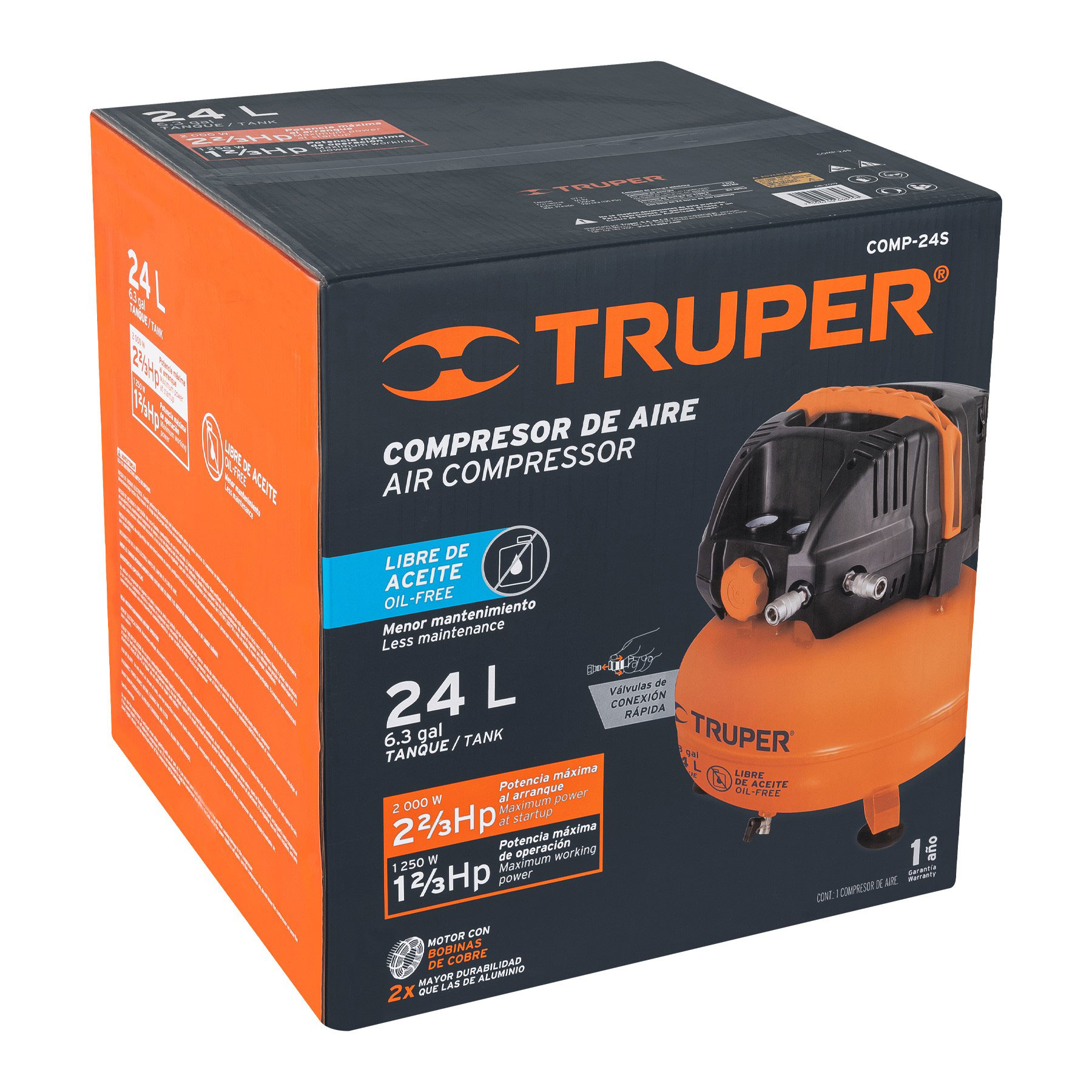 Caja de empaque de repuesto para COMP-30S, Truper