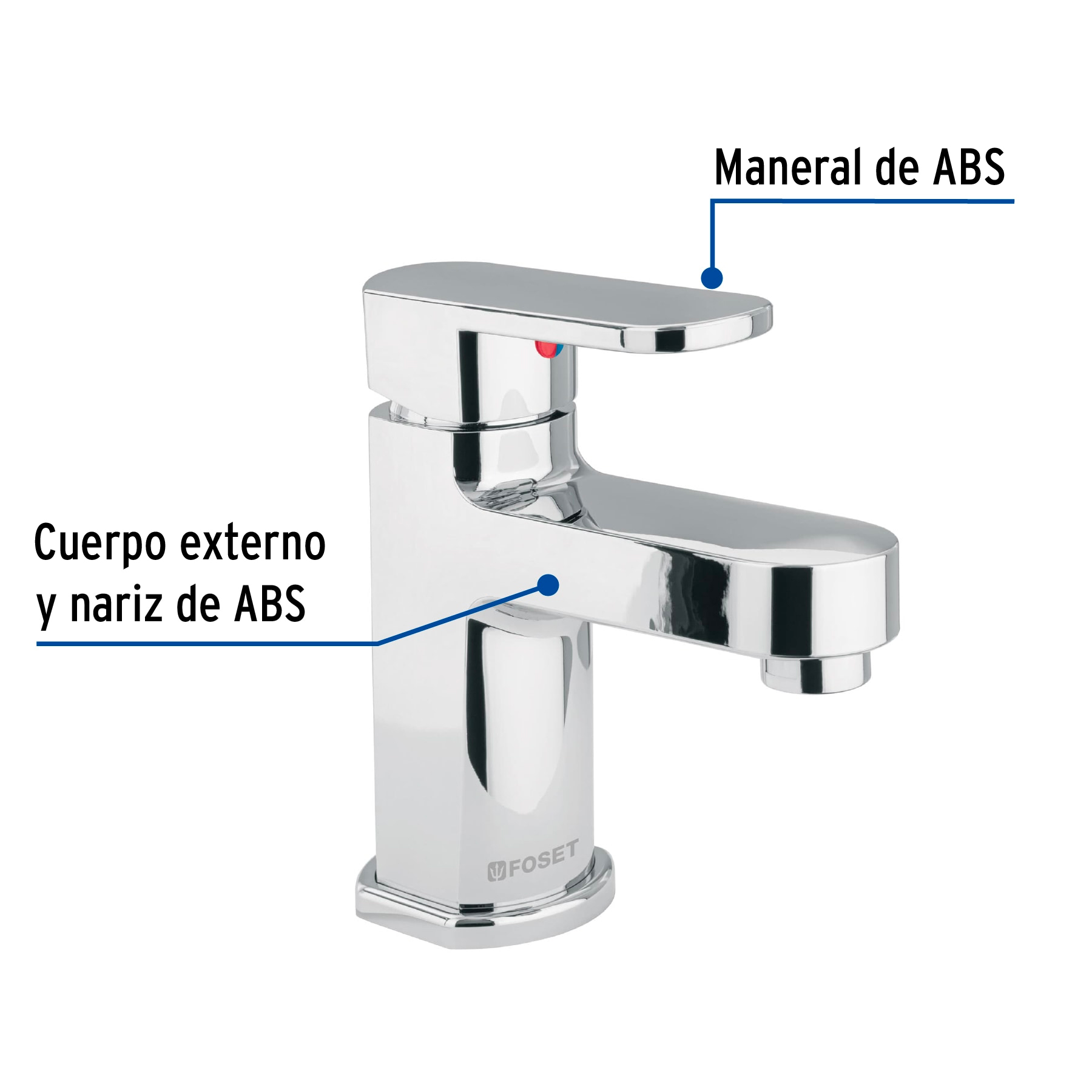 Monomando de ABS para lavabo, Basic