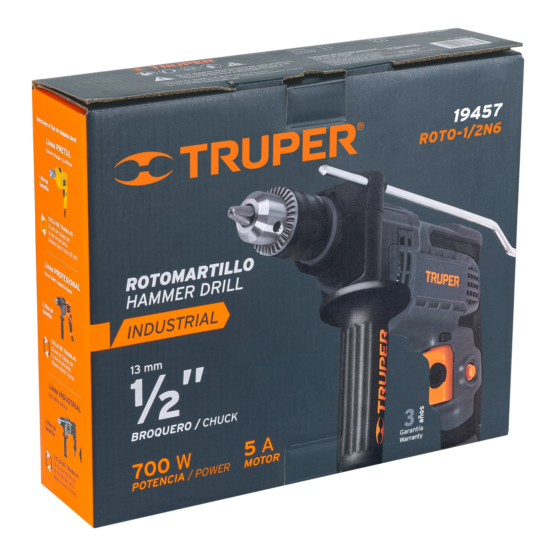 Caja de empaque de repuesto para ROTO-1/2N6, Truper