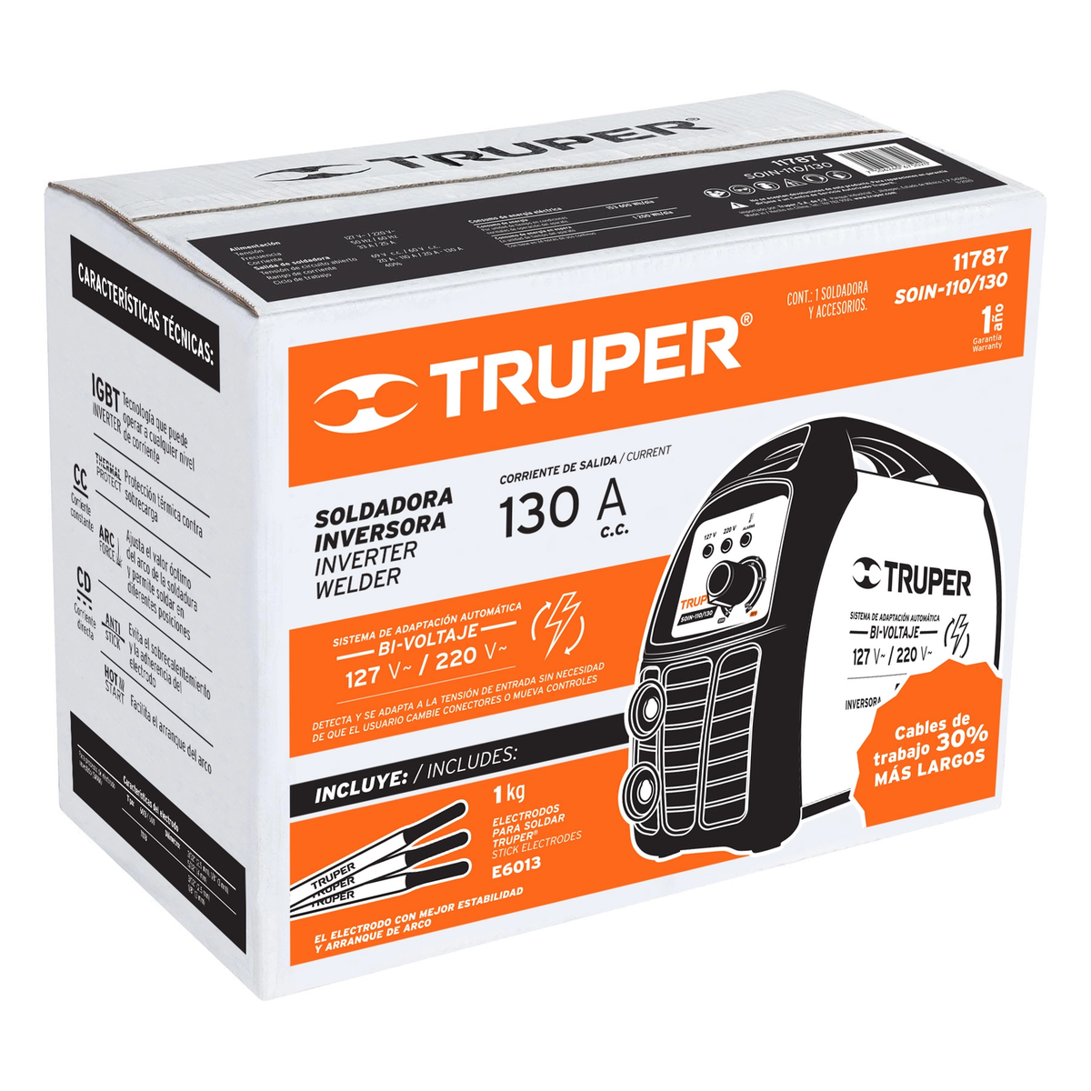 Caja de empaque de repuesto para SOIN-110/130, Truper