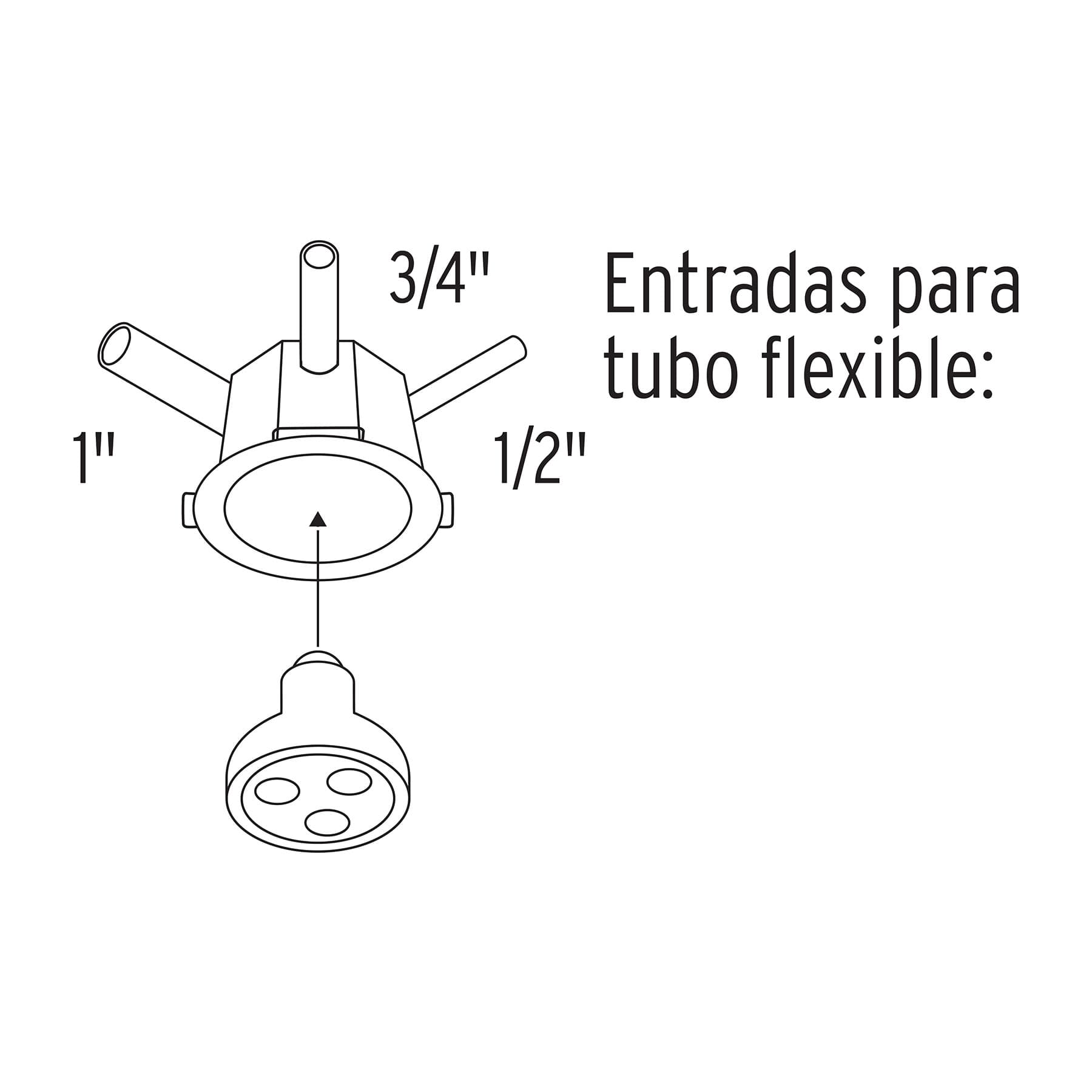 Mini bote integral 10 cm, aro interno 8.5 cm, Volteck