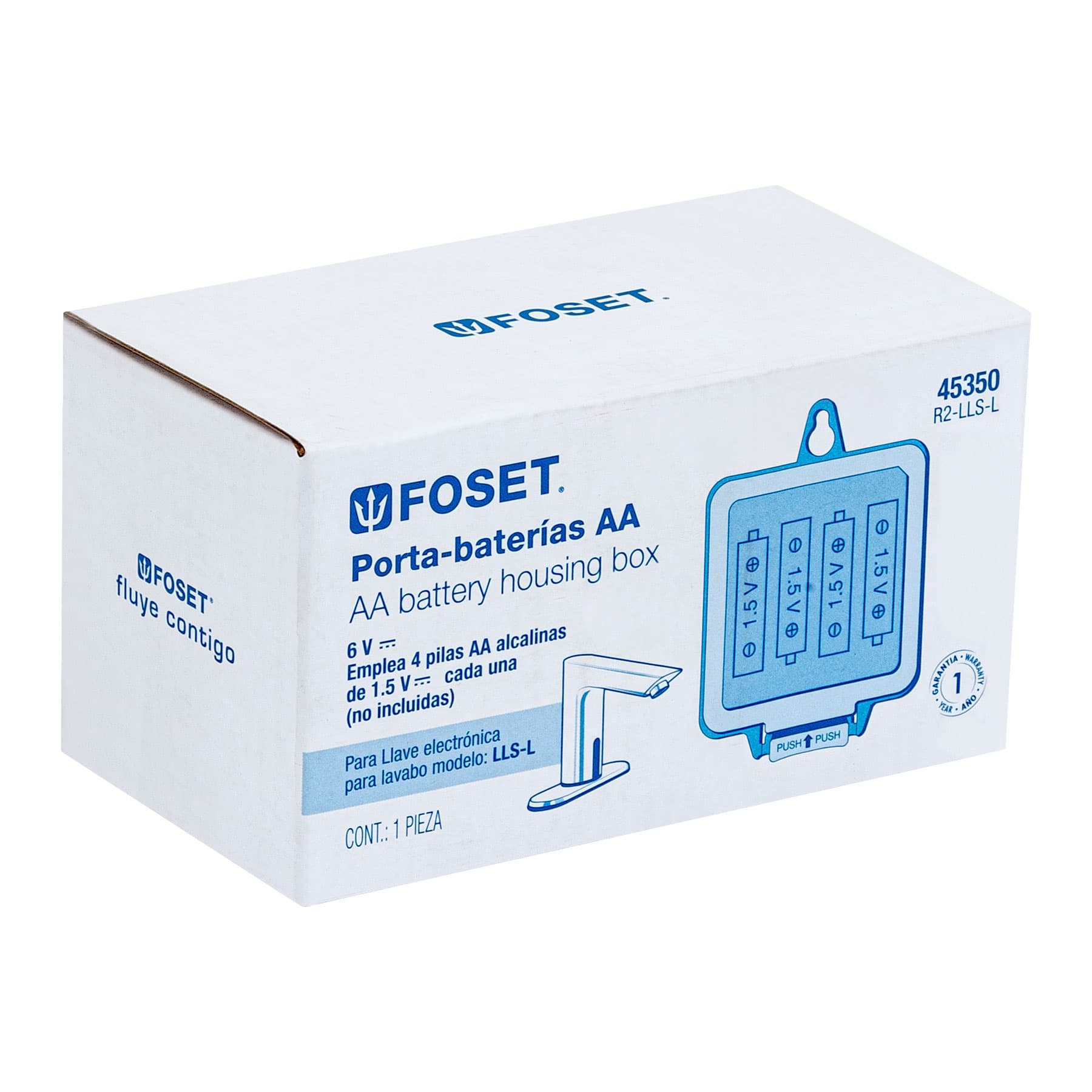 Caja porta pilas para llave de sensor LLS-L