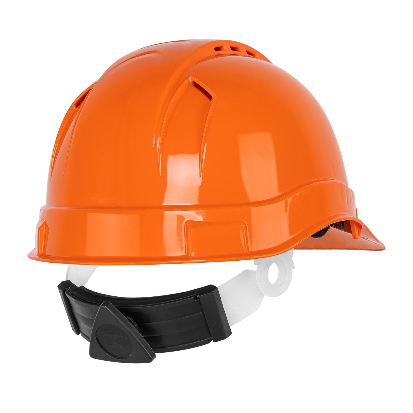 Casco de seguridad ventilado naranja