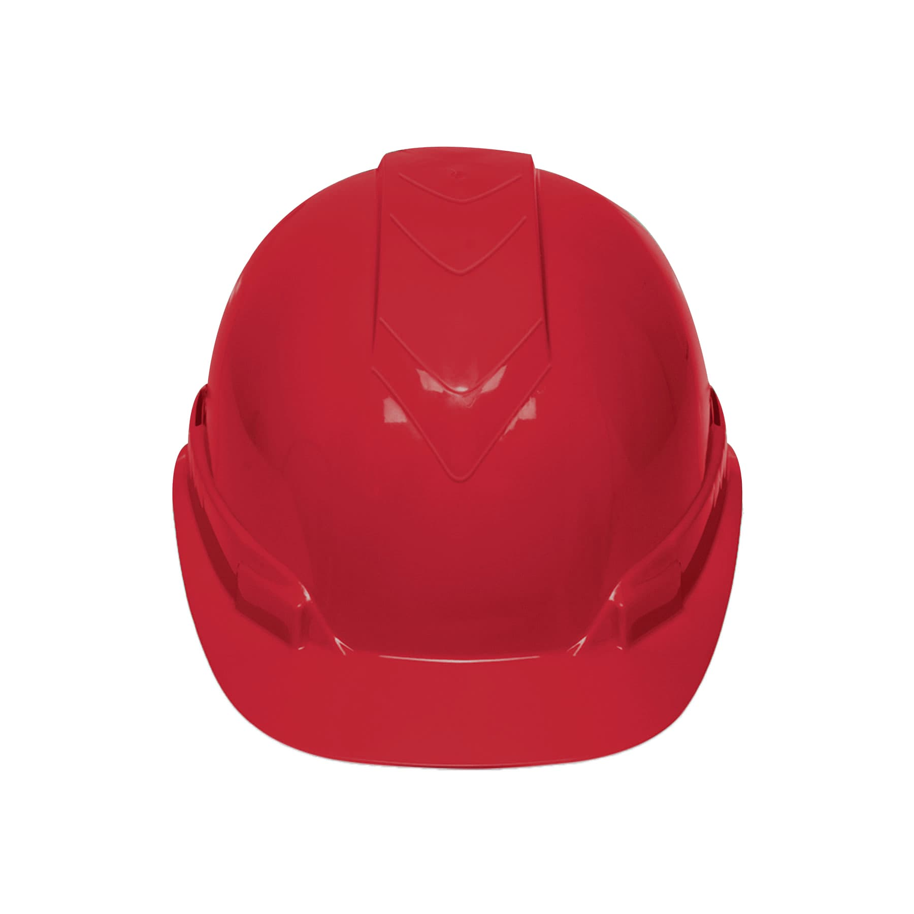 Casco de seguridad ventilado rojo