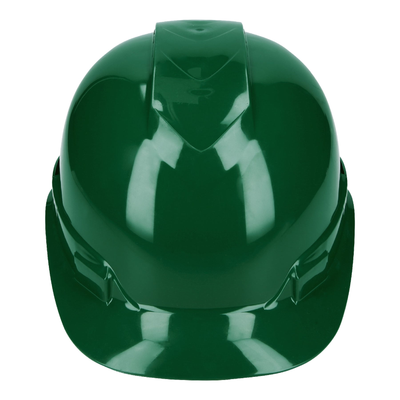 Casco de seguridad ventilado verde