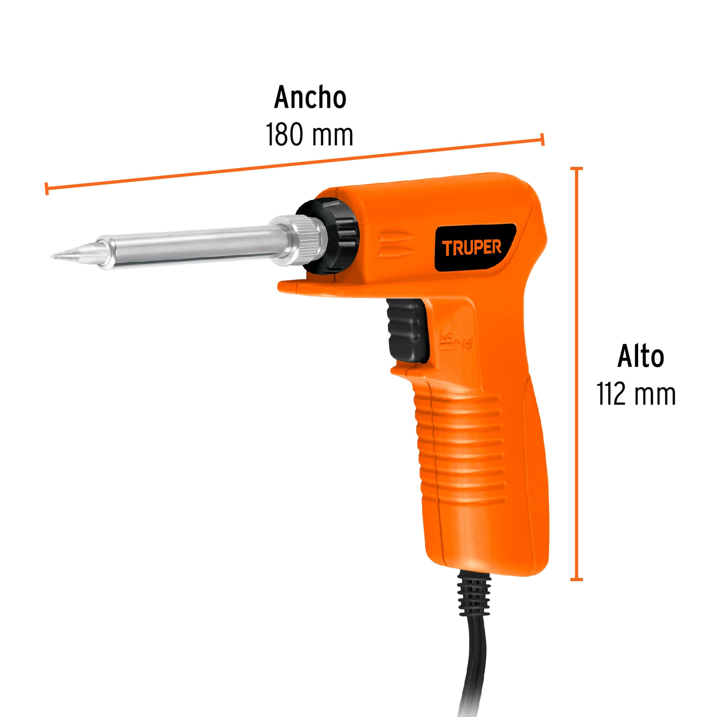 Cautín profesional 40 Watts tipo pistola para electrónica