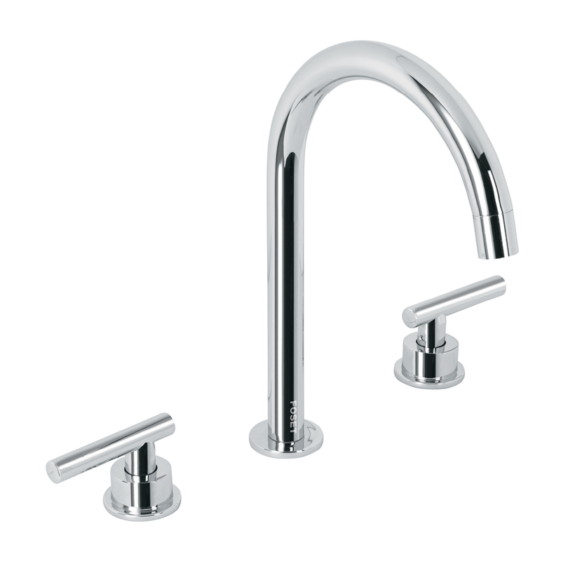Mezcladora p/lavabo,taladros separados,palanca,cromo,Tubig