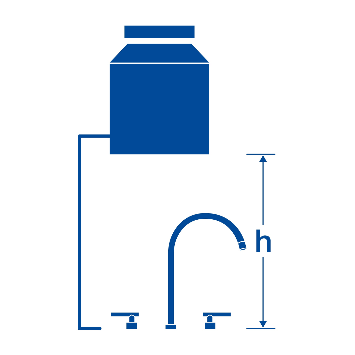 Mezcladora p/lavabo,taladros separados,palanca,cromo,Tubig