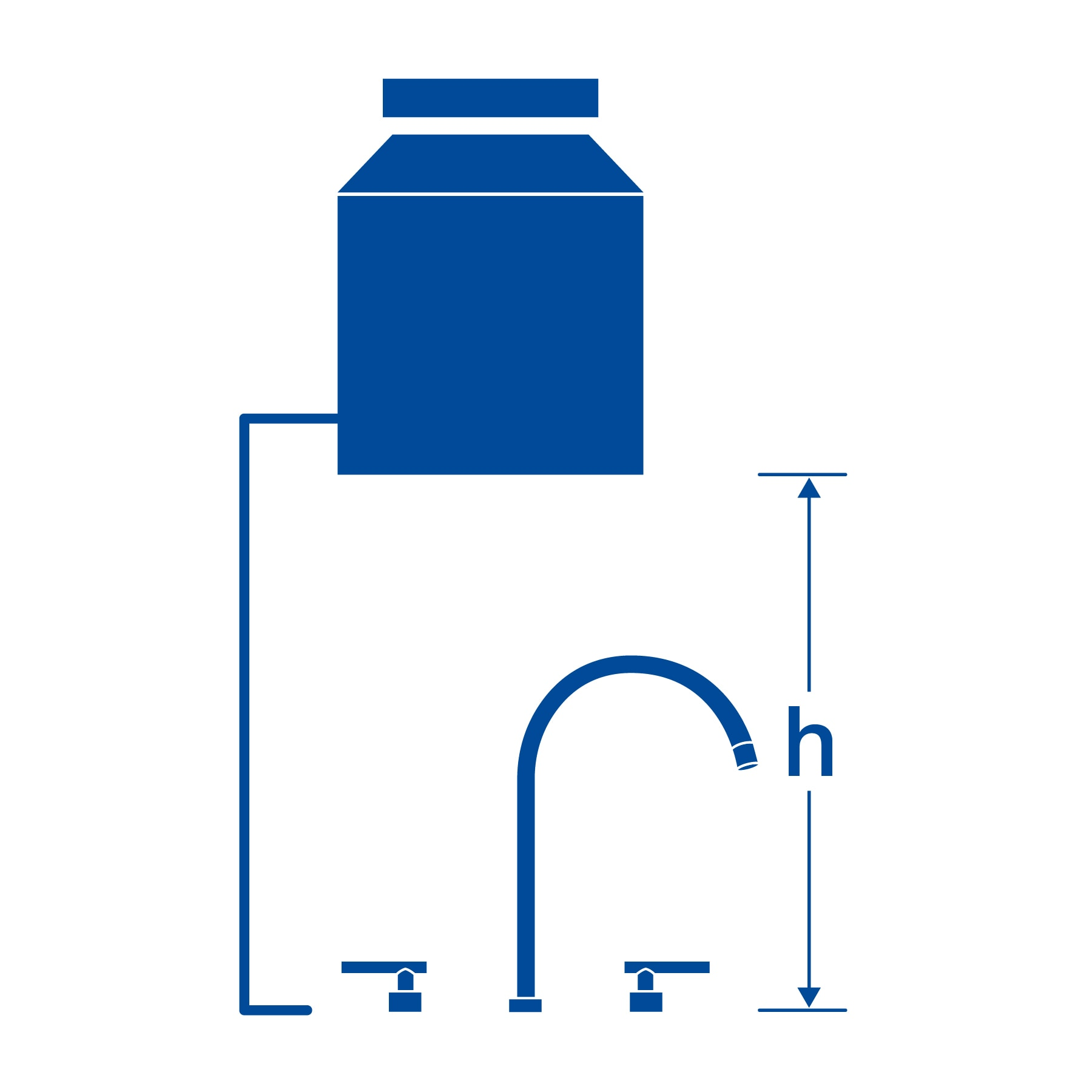 Mezcladora p/lavabo,taladros separados,palanca,cromo,Tubig
