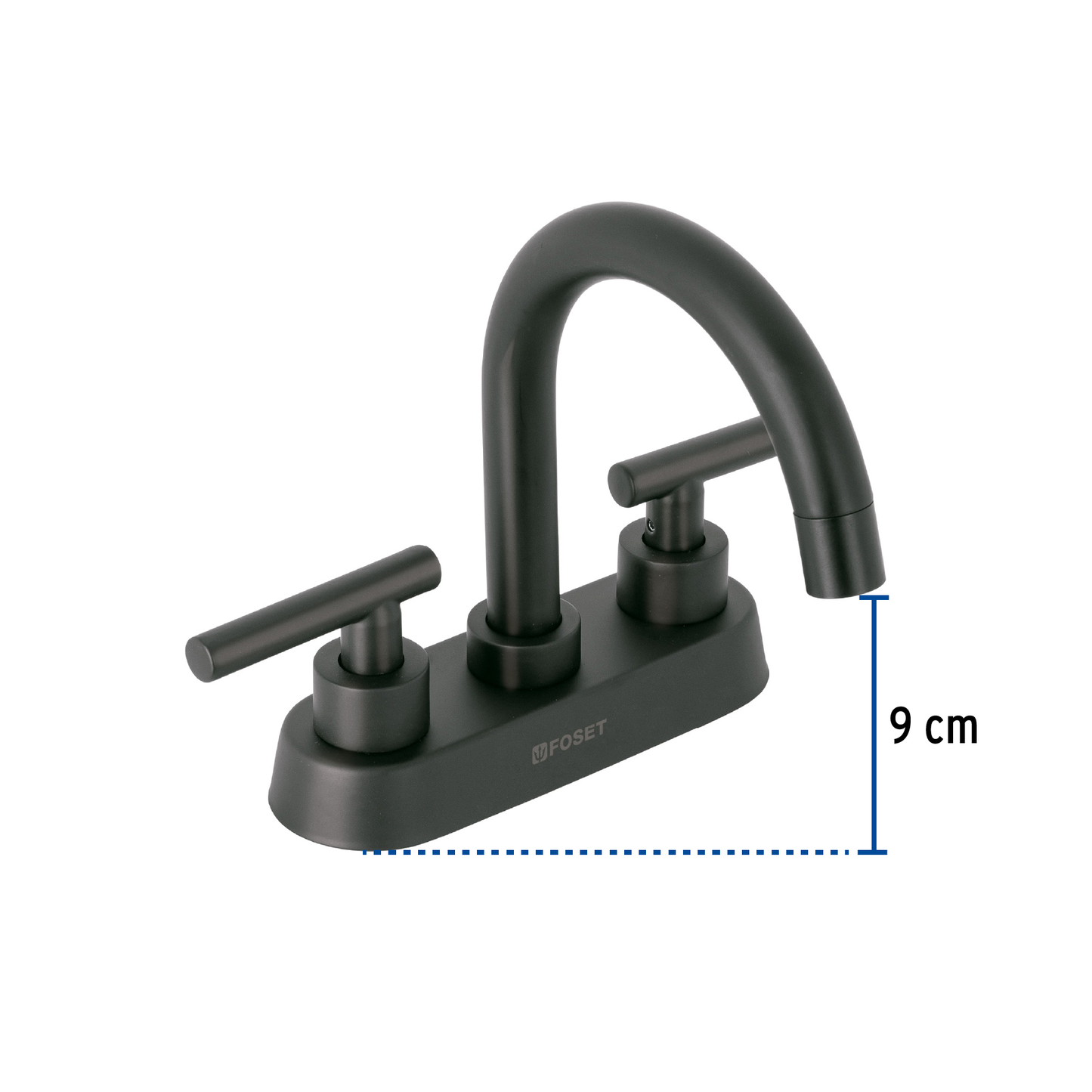 Mezcladora p/lavabo,bar,manerales palanca,negro mate,Tubig