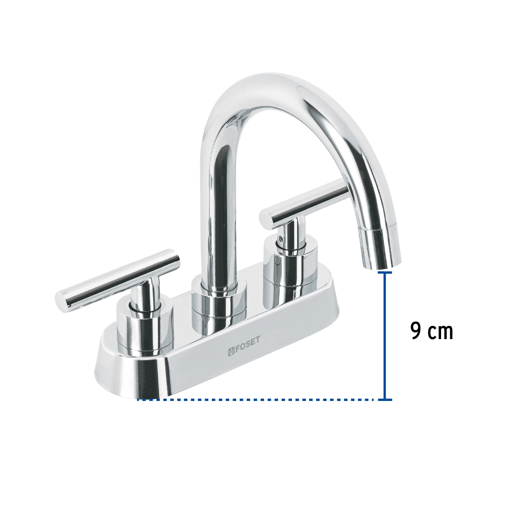 Mezcladora p/lavabo, bar, manerales palanca, cromo, Tubig