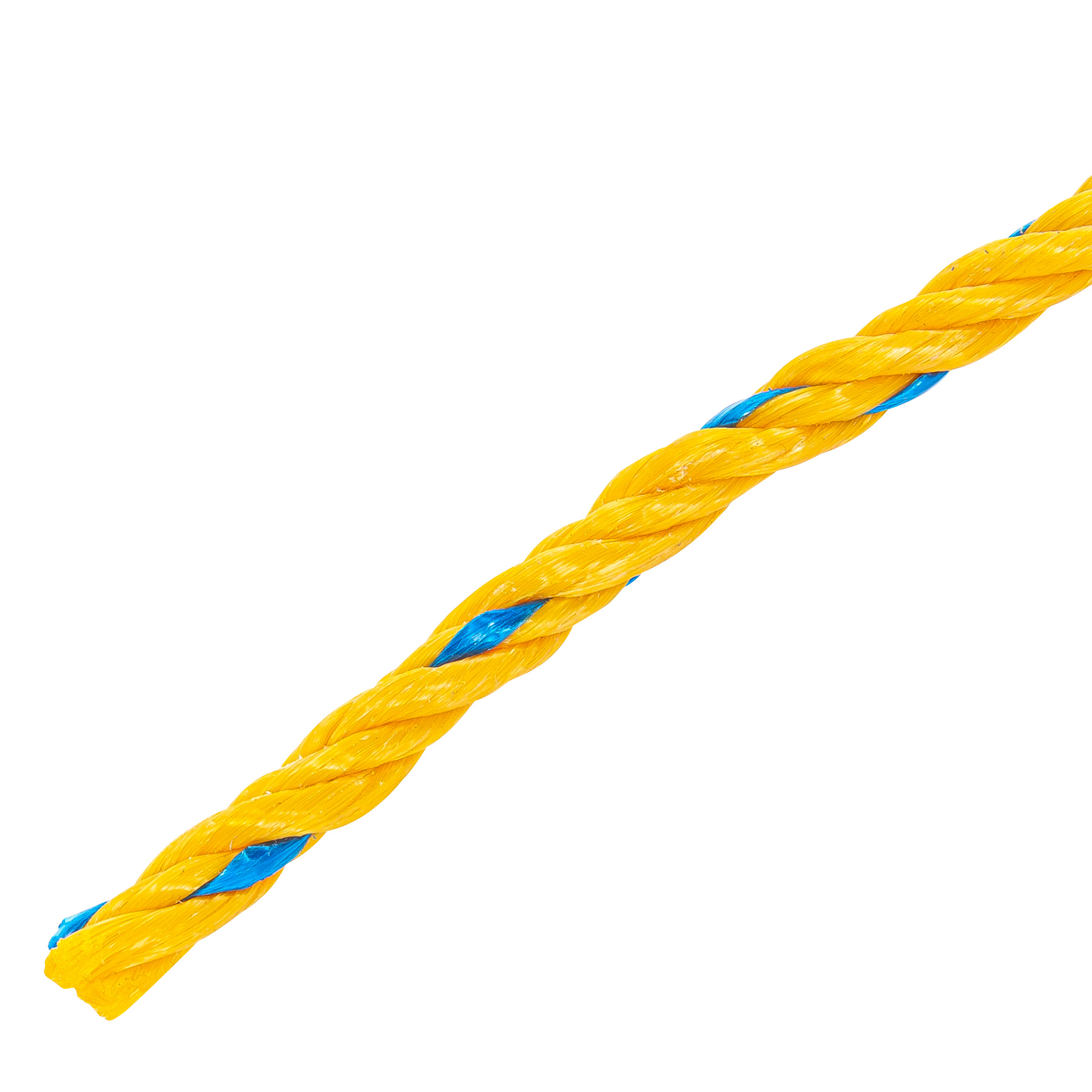 Metro de cuerda amarilla de 6mm en rollo de 920m