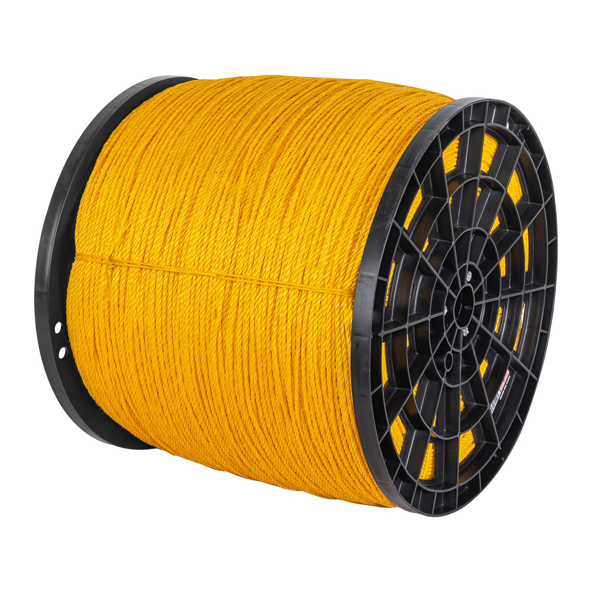 Metro de cuerda amarilla de 4mm en rollo de 2,380m