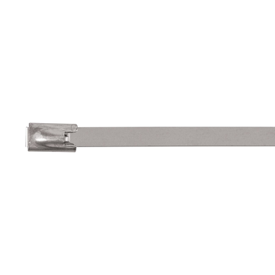 Cincho de acero inoxidable 36 cm, 200 lb, 10 pzas
