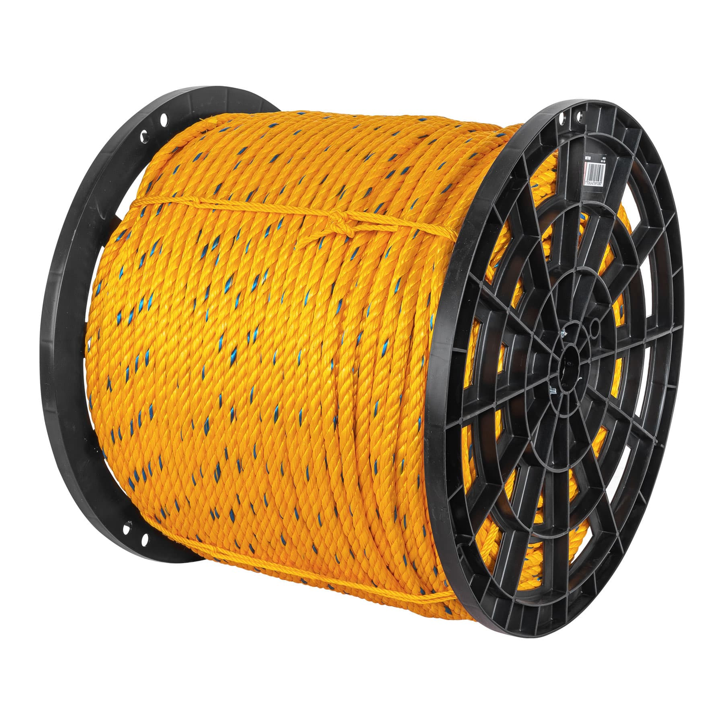 Metro de cuerda amarilla de 13mm en rollo de 390m