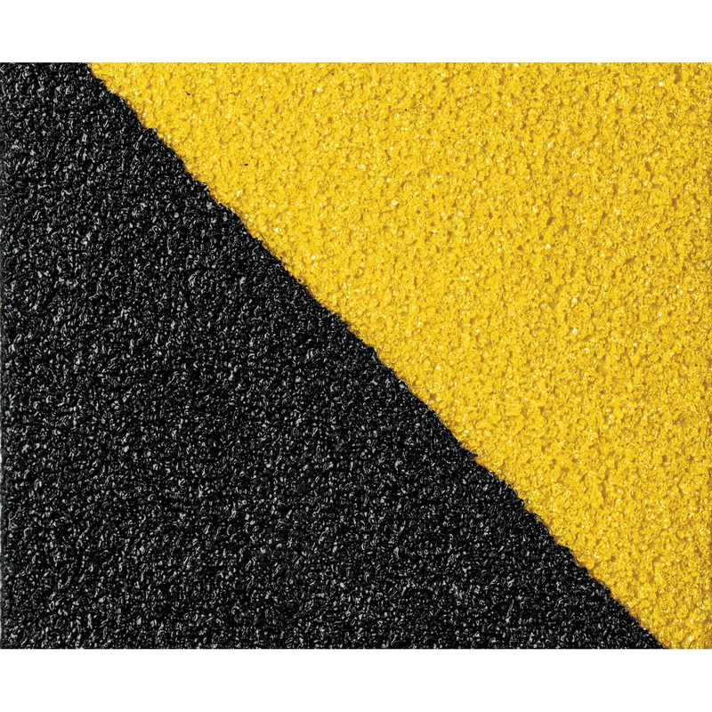 Cinta antiderrapante ama/negra con abrasivo, 50mm x 5m