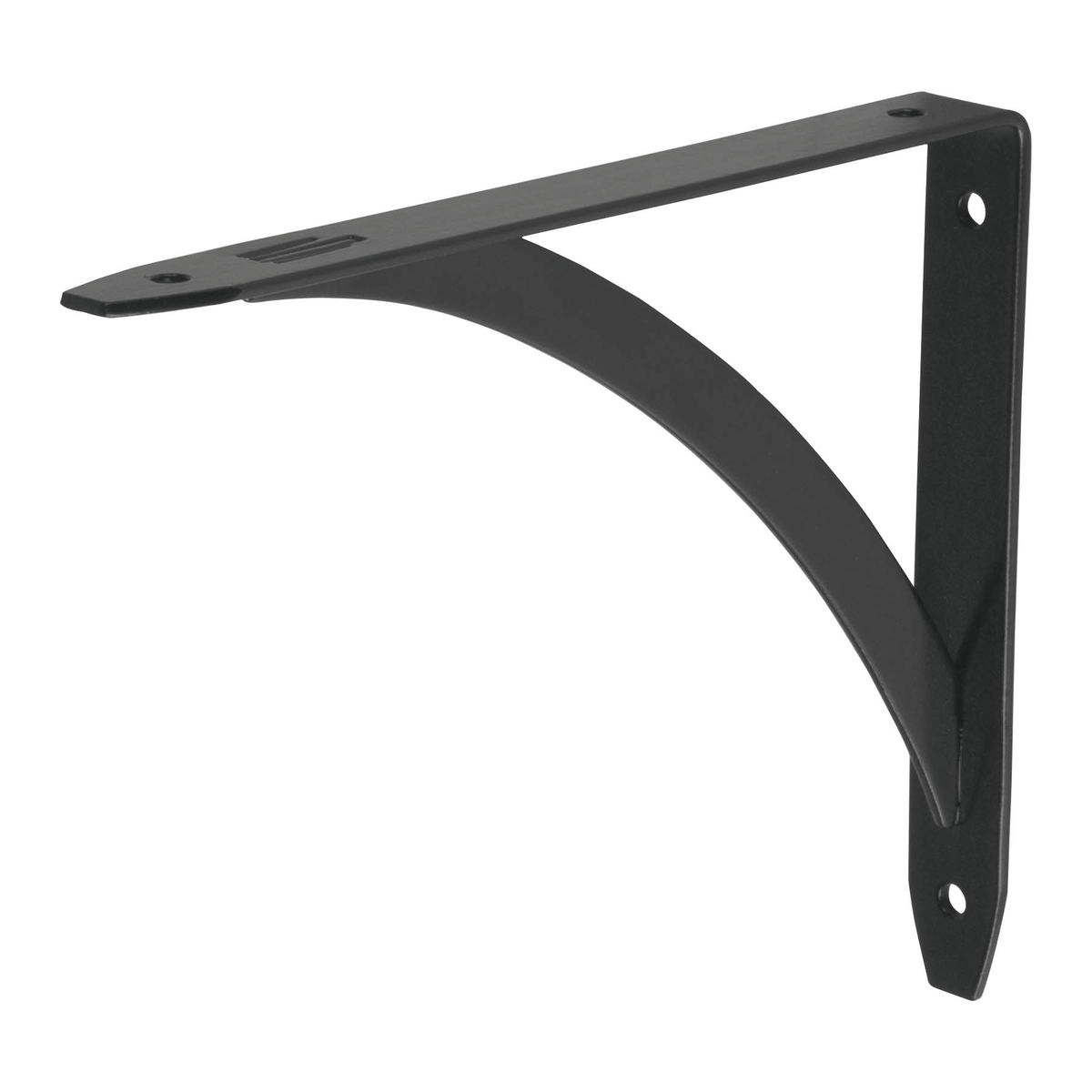 Ménsula reforzada negra diseño barra, 5 x 7'