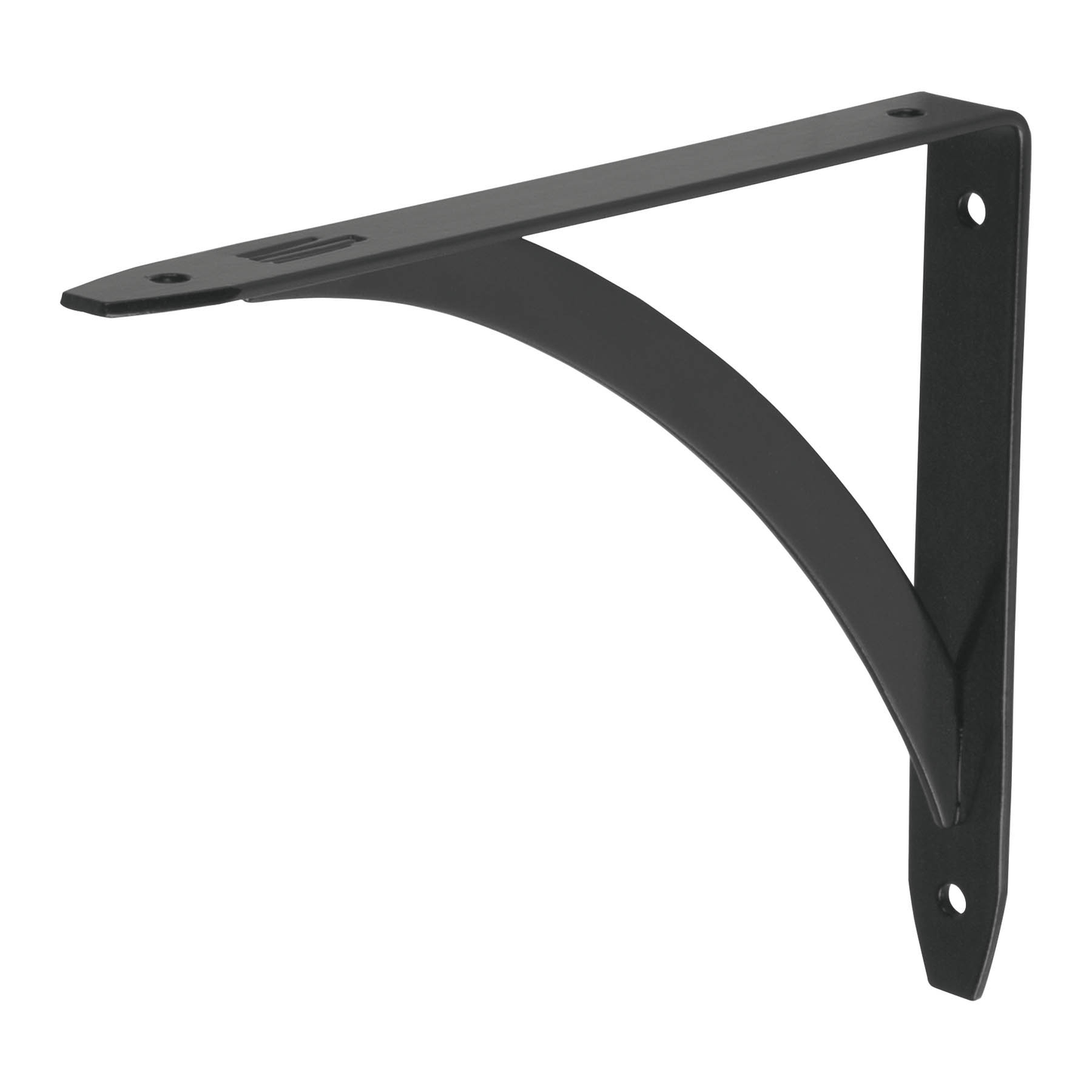 Ménsula reforzada negra diseño barra, 5 x 7'