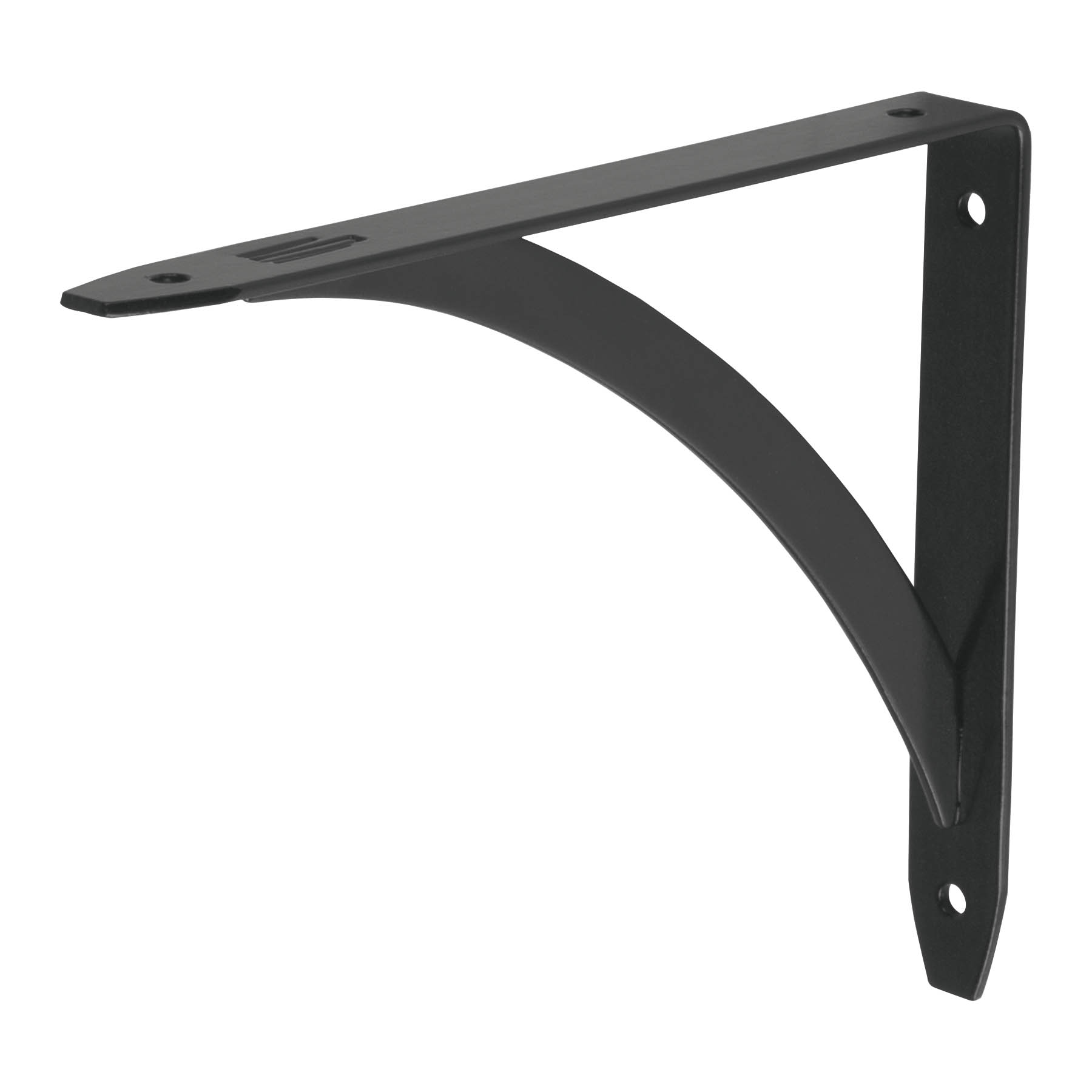 Ménsula reforzada negra diseño barra, 5 x 7'