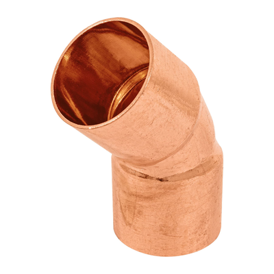 Codo de cobre 45°, 1', Basic