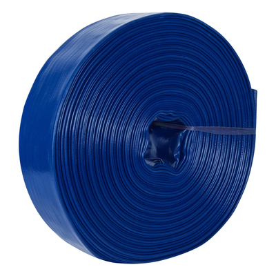 Manguera plana p/descarga de agua, PVC flexible, 3' x 50 m