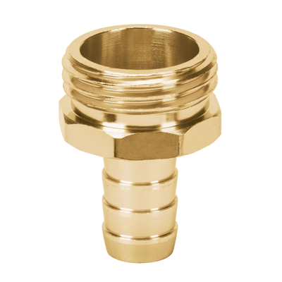 Conector sencillo de aluminio 1/2', macho