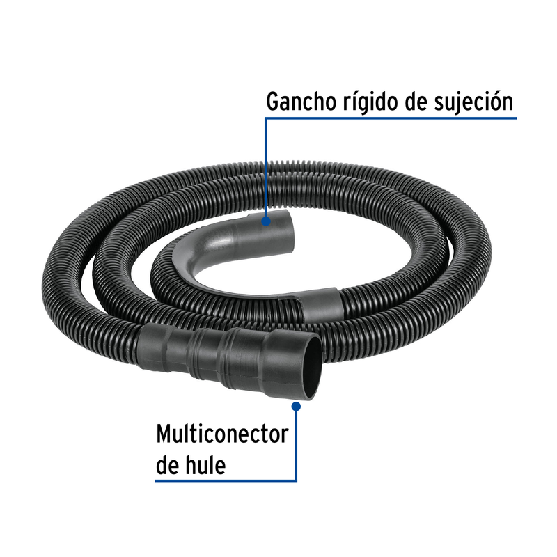 Manguera de desagüe para lavadora, 150cm
