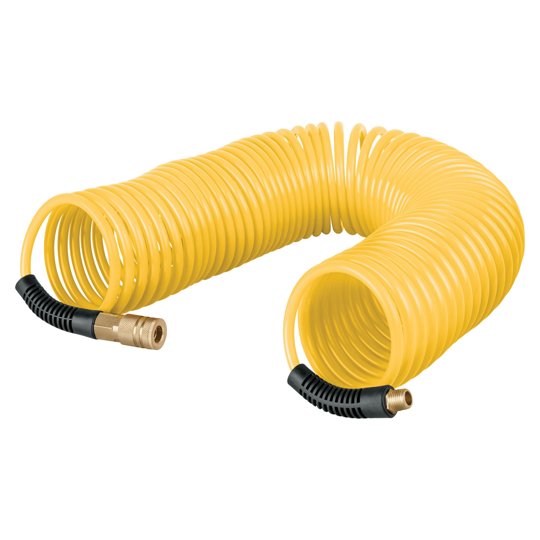 Manguera de 15.2m tipo resorte 1/4' para compresor, Pretul
