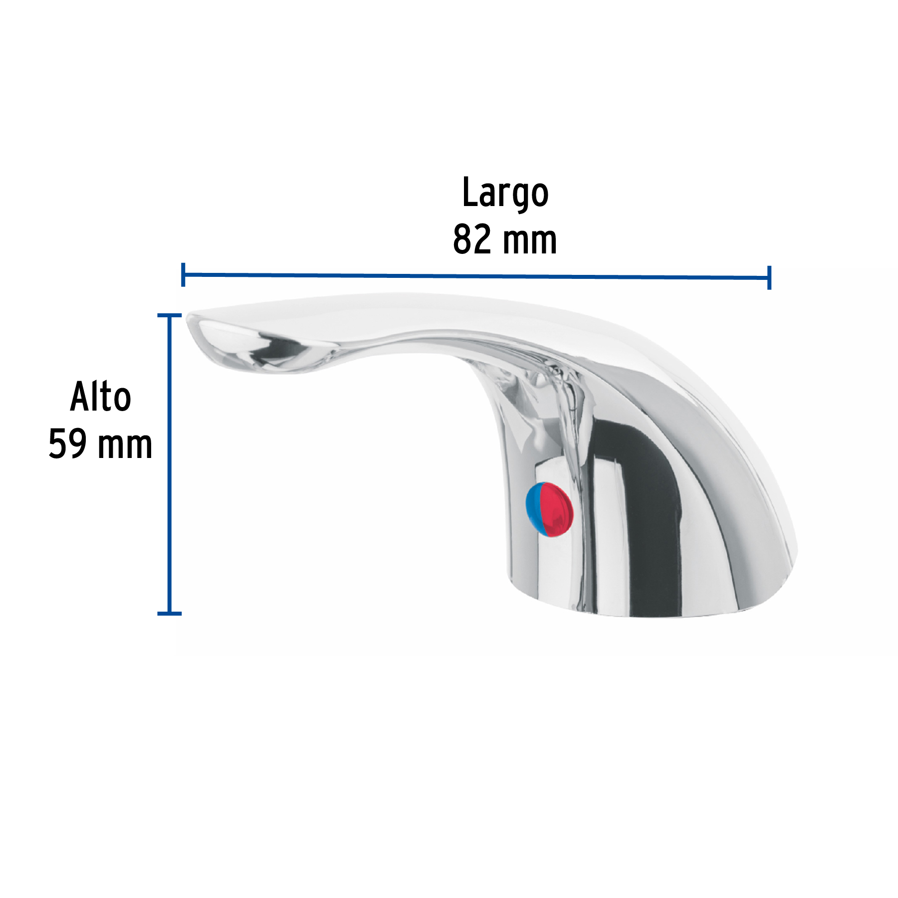 Maneral plástico de repuesto para monomando MP-419, Basic