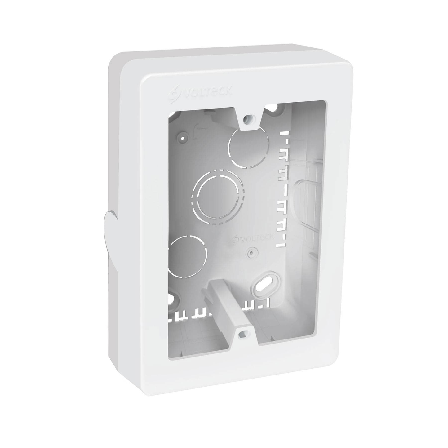 Contactos para canaleta 3' x 5', blanca, Volteck