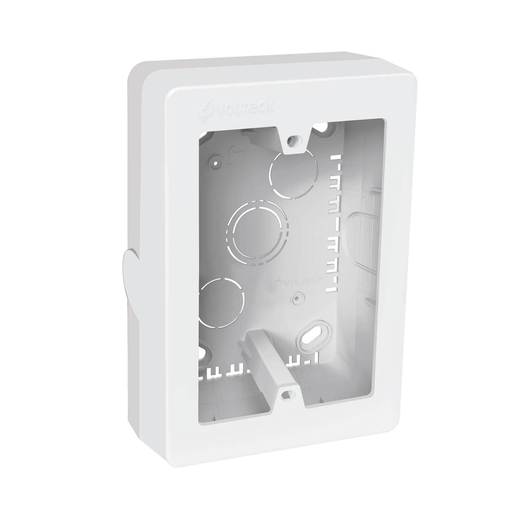 Contactos para canaleta 3' x 5', blanca, Volteck