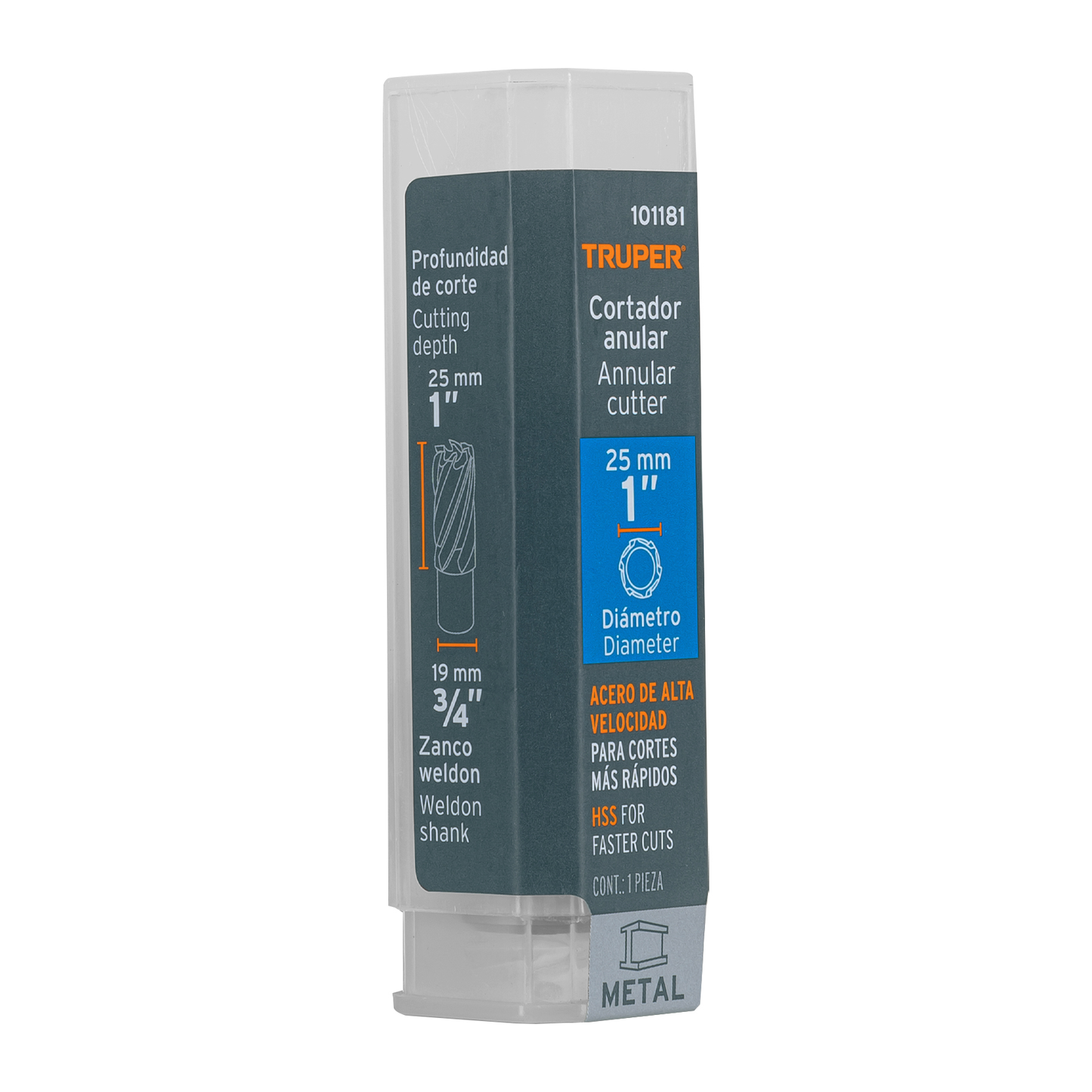 Cortador anular, 1' x 1'