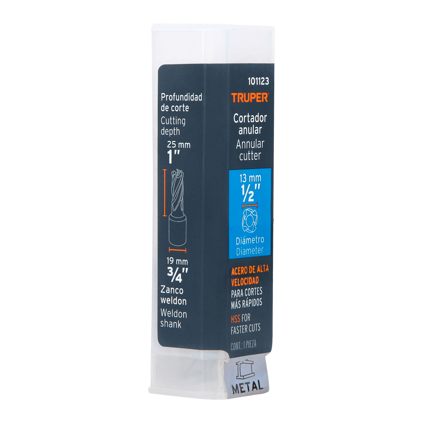 Cortador anular, 1/2' x 1'