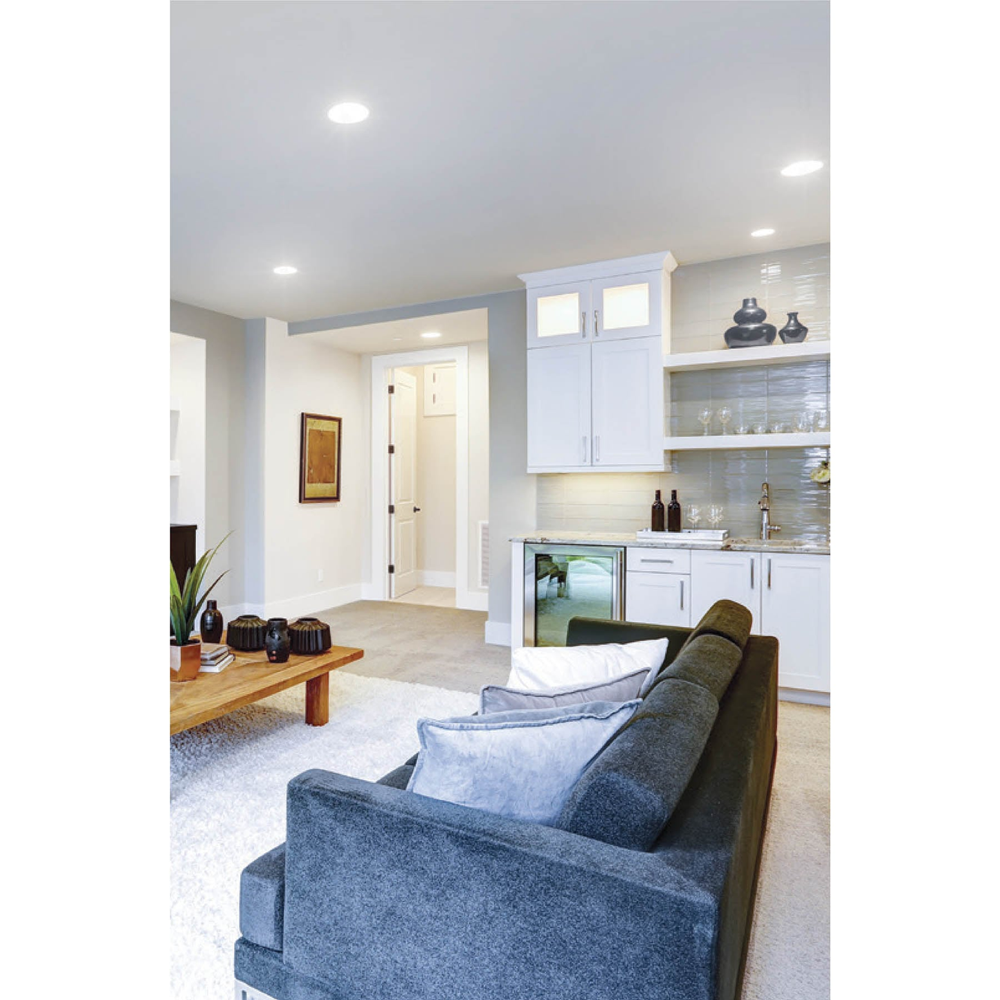 Luminario LED empotrado redondo, 5W, 6500K, Basic