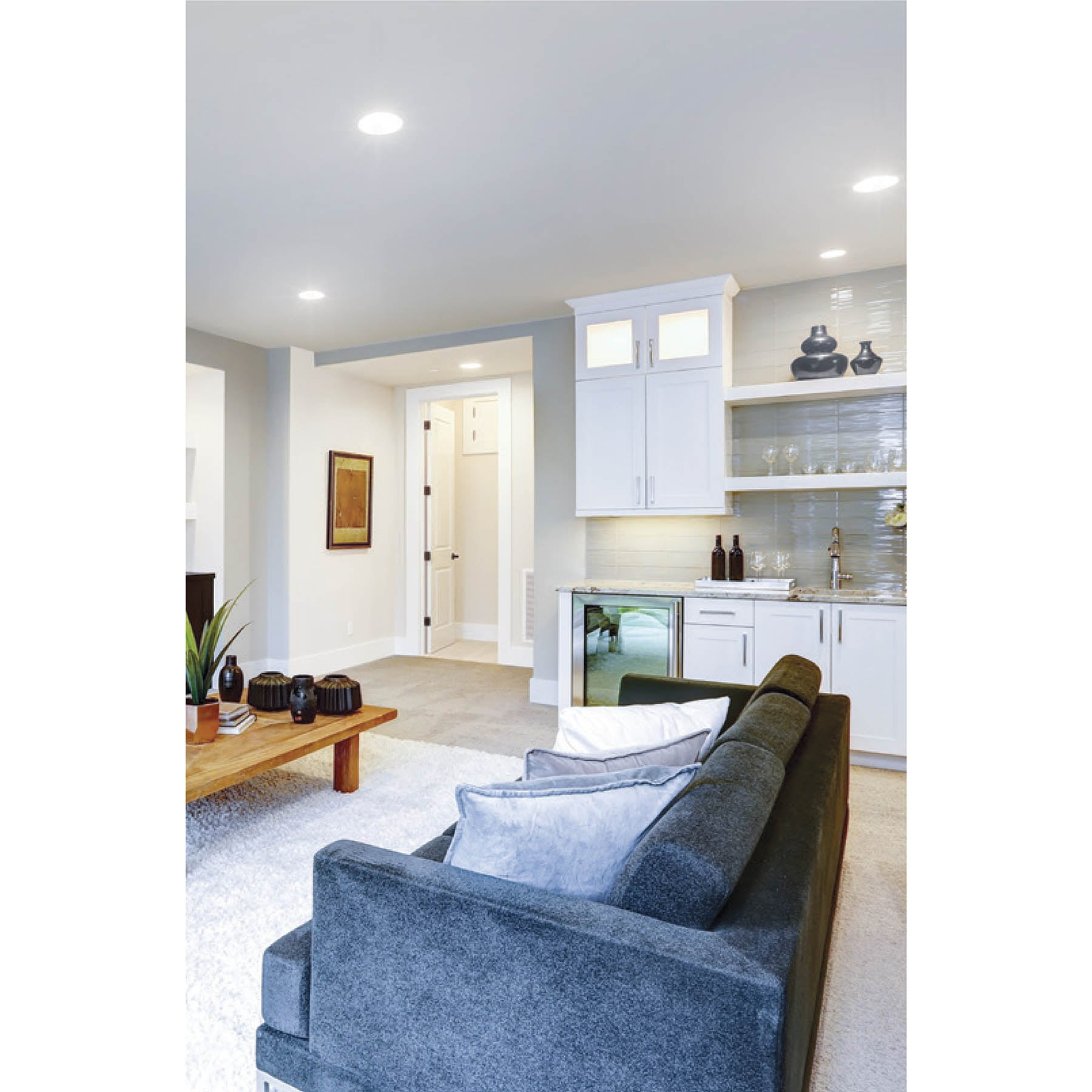 Luminario LED empotrado redondo, 5W, 6500K, Basic