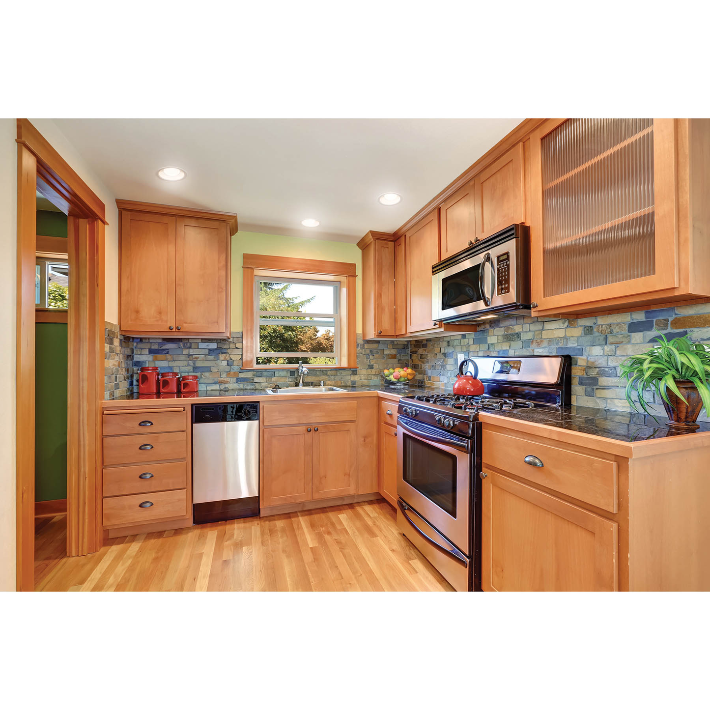 Luminario LED empotrado redondo 6 W, luz cálida