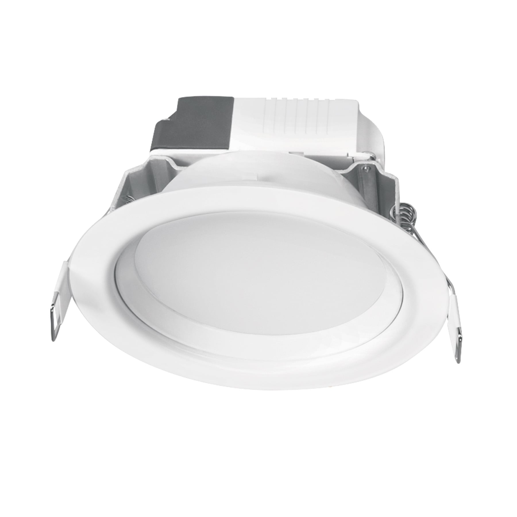 Luminario LED empotrado redondo 5 W, luz cálida
