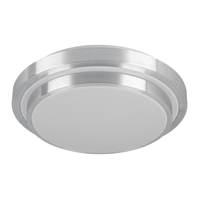 Luminario LED 24 W plafón decorativo metálico luz día, Basic