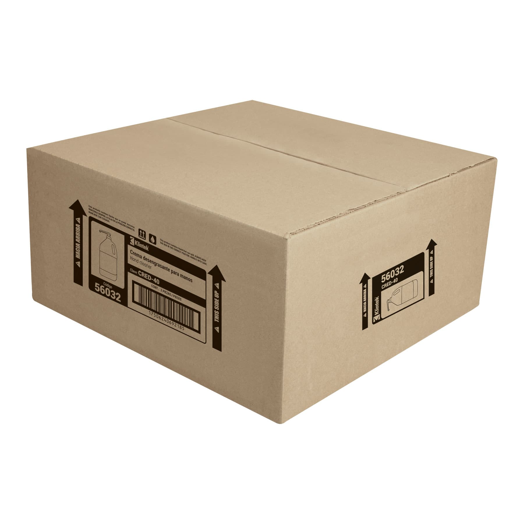 Crema limpiadora y desengrasante para manos, 4 kg
