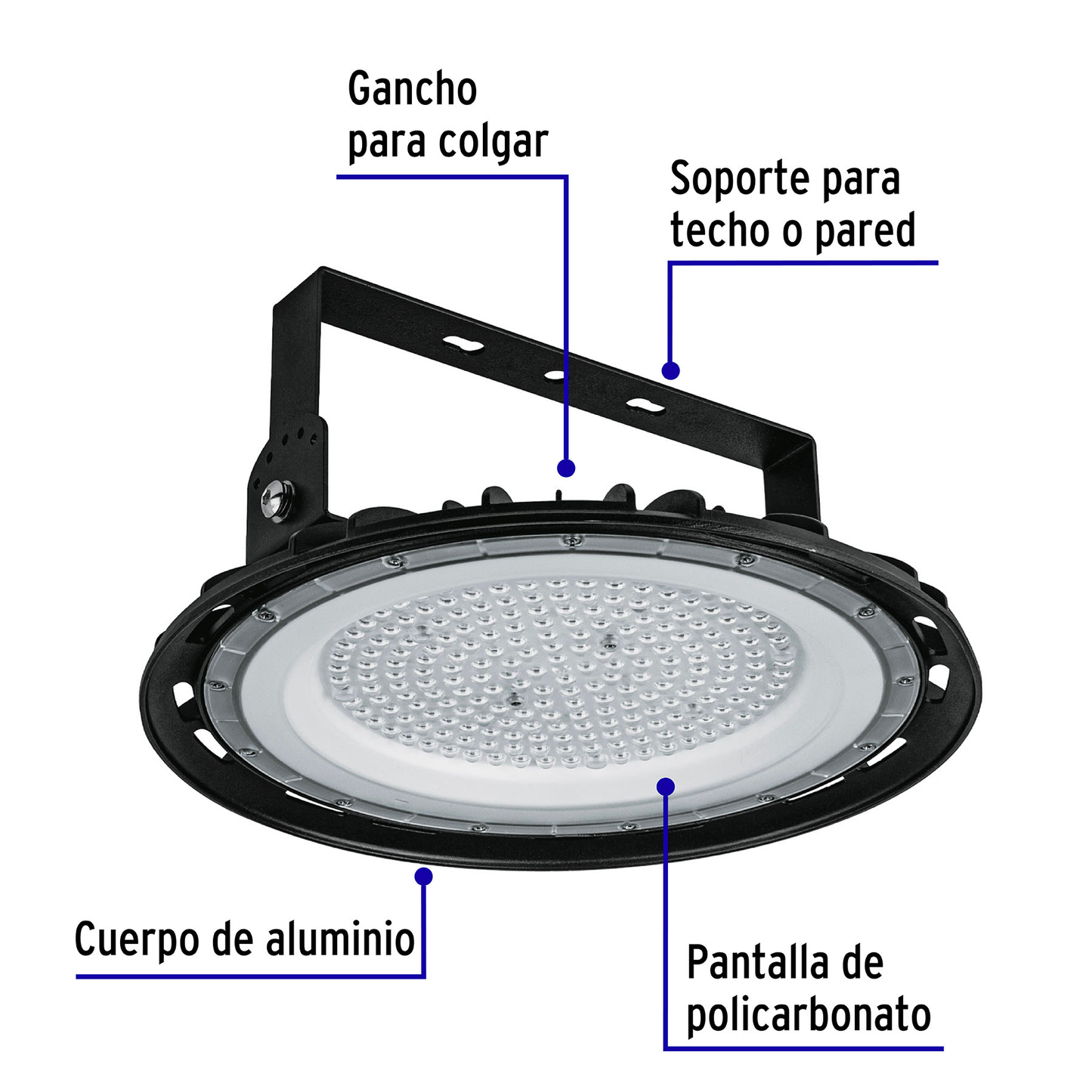 Luminario de LED 150 W High Bay, Volteck