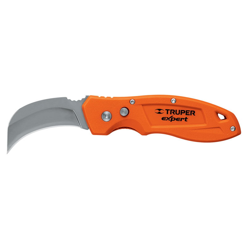 Cuchillo abatible para linóleo, 7", Truper Expert