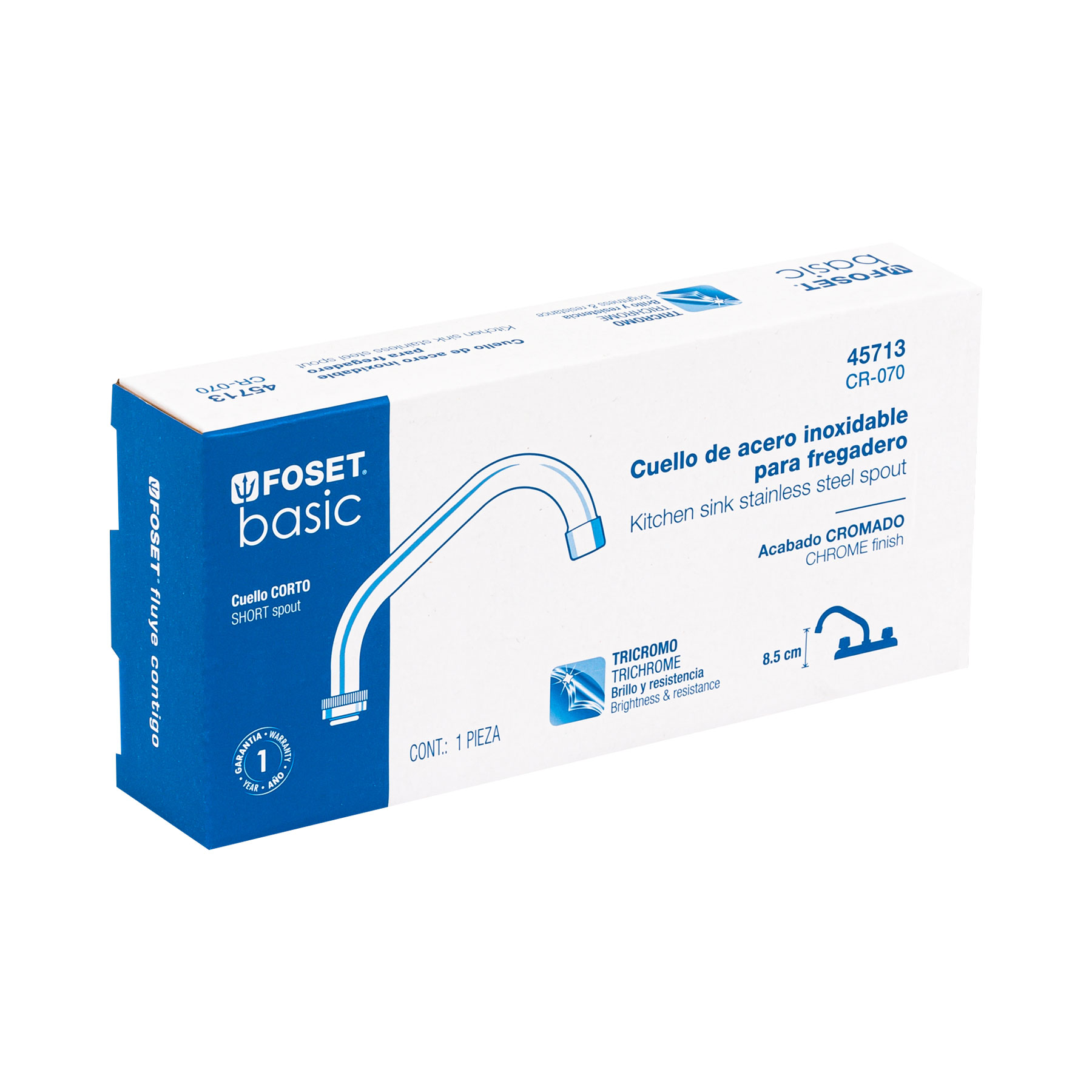 Cuello de repuesto para mezcladora de lavabo M-070