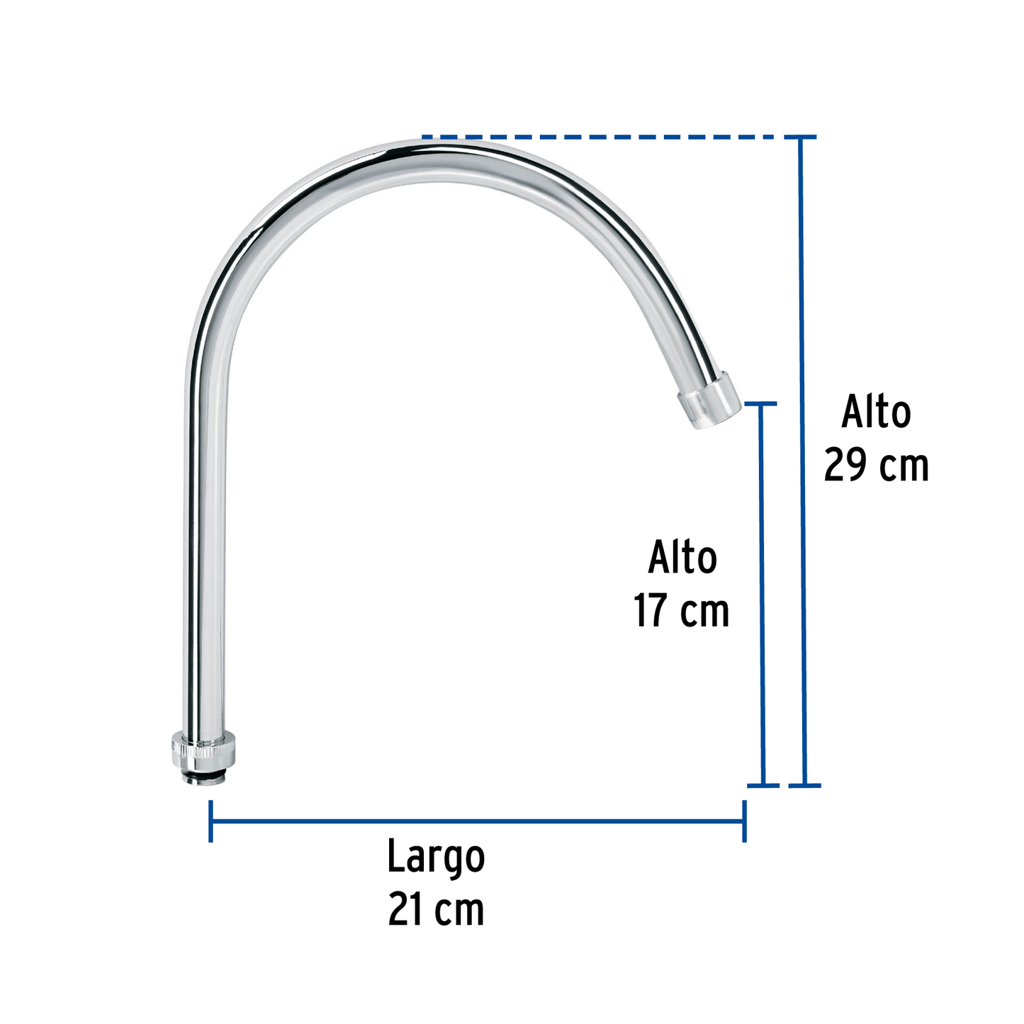 Cuello para mezcladora de fregadero AQCR-93, Foset
