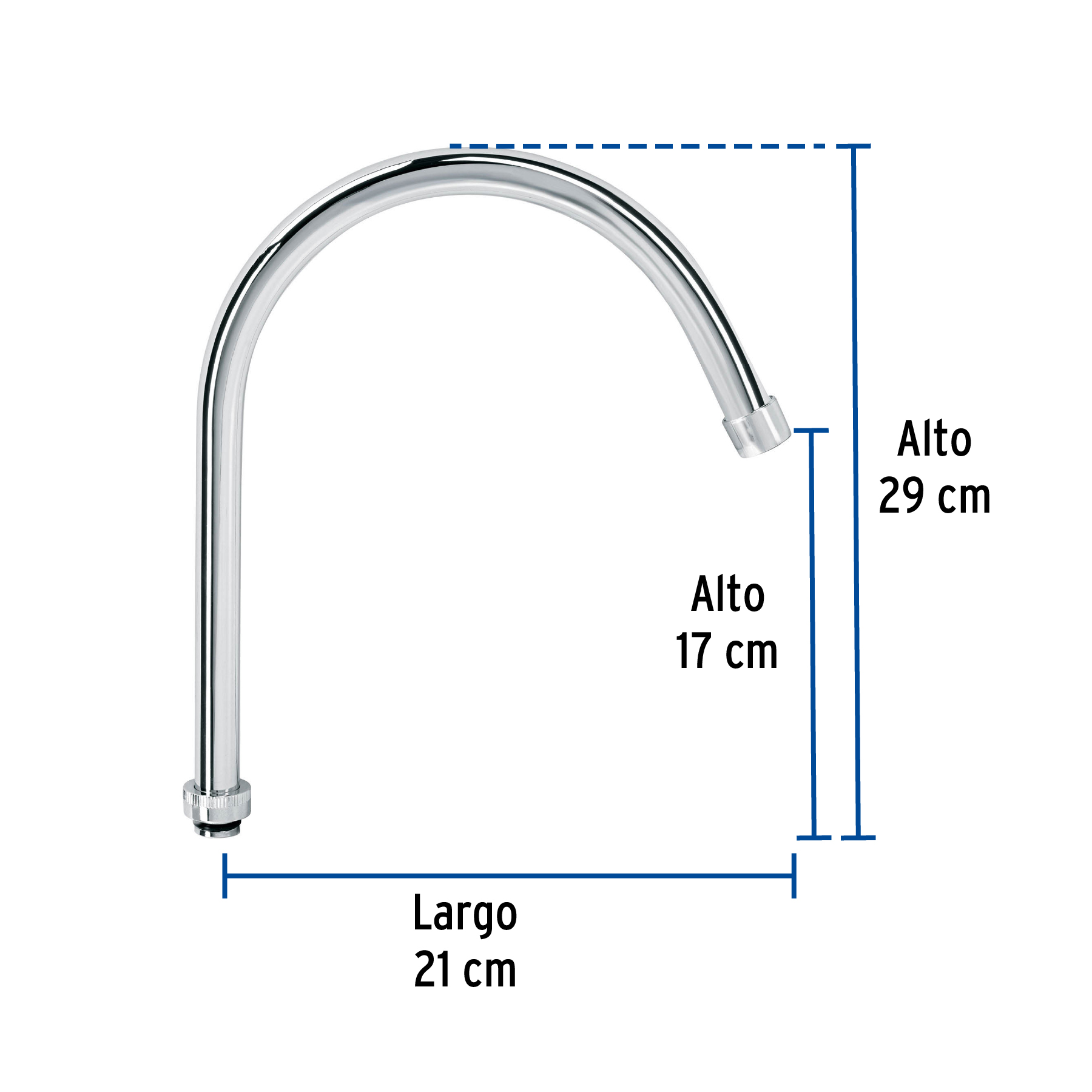 Cuello para mezcladora de fregadero AQCR-93, Foset