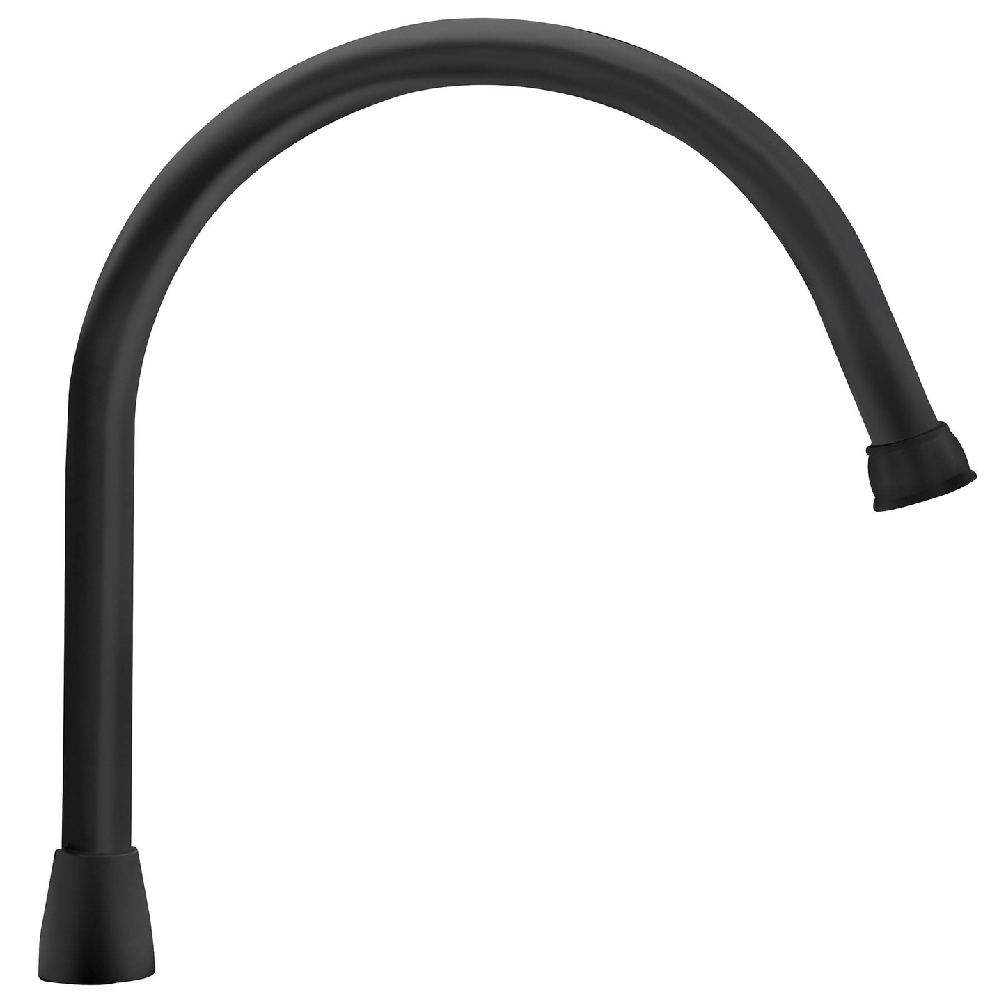 Cuello para mezcladora de fregadero, negro mate, Aqua